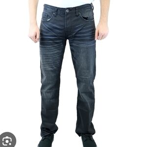 🛍Mens Buffalo David Bitton Driven Straight Leg bootcut five pocket jeans 34